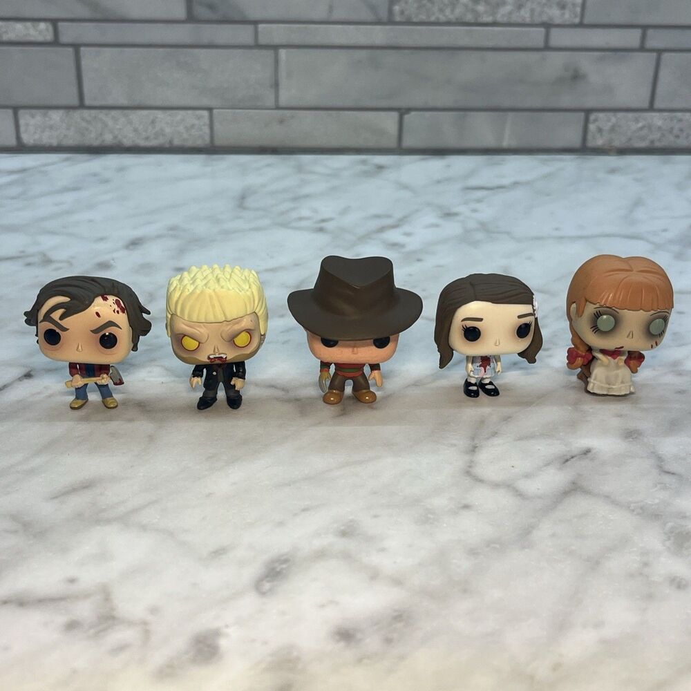 5 PC Funko Pocket Mini Jack Torrance, David, Freddy, Annabelle, & Grady Figure